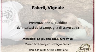 Civita Castellana: presentazione dei risultati della campagna di scavi in corso nell’area del Vignale