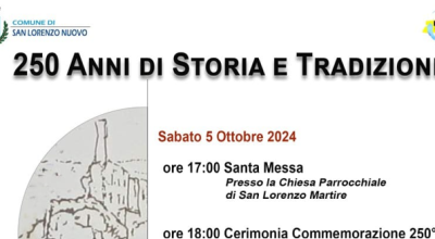 San Lorenzo Nuovo: una sala gremita per festeggiare i 250 anni dalla fondazione