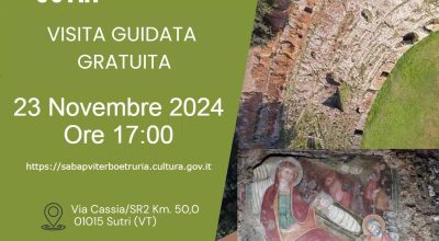 SUTRI: visita guidata gratuita all’Anfiteatro ed al Mitreo