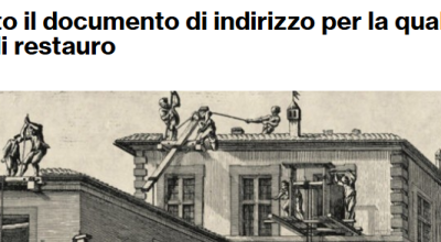 Roma: presentato il documento di indirizzo per la qualità dei progetti di restauro