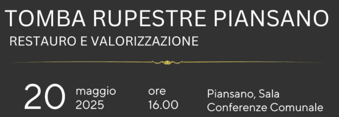 Piansano: inaugurazione “Tomba rupestre etrusca”